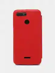Золотой чехол-книжка с визитницей для Xiaomi Redmi 6 полная защита телефона с отделом для карточки
