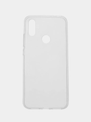 Чехол силиконовый для Xiaomi Redmi 7 накладка бампер прозрачный / черный