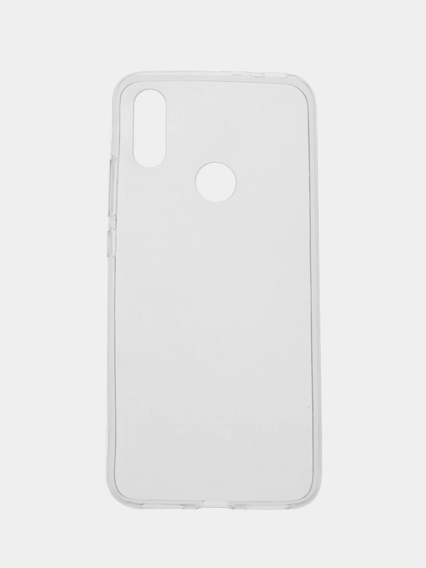 Чехол силиконовый для Xiaomi Redmi 7 накладка бампер прозрачный / черный