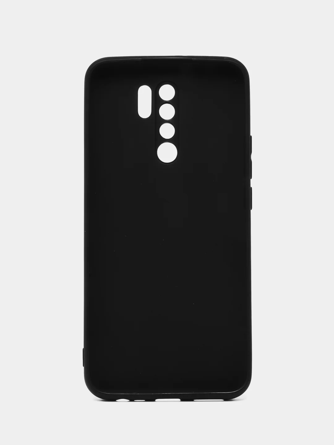 Прозрачный чехол силиконовый для Xiaomi Redmi 9 накладка бампер прозрачный / черный