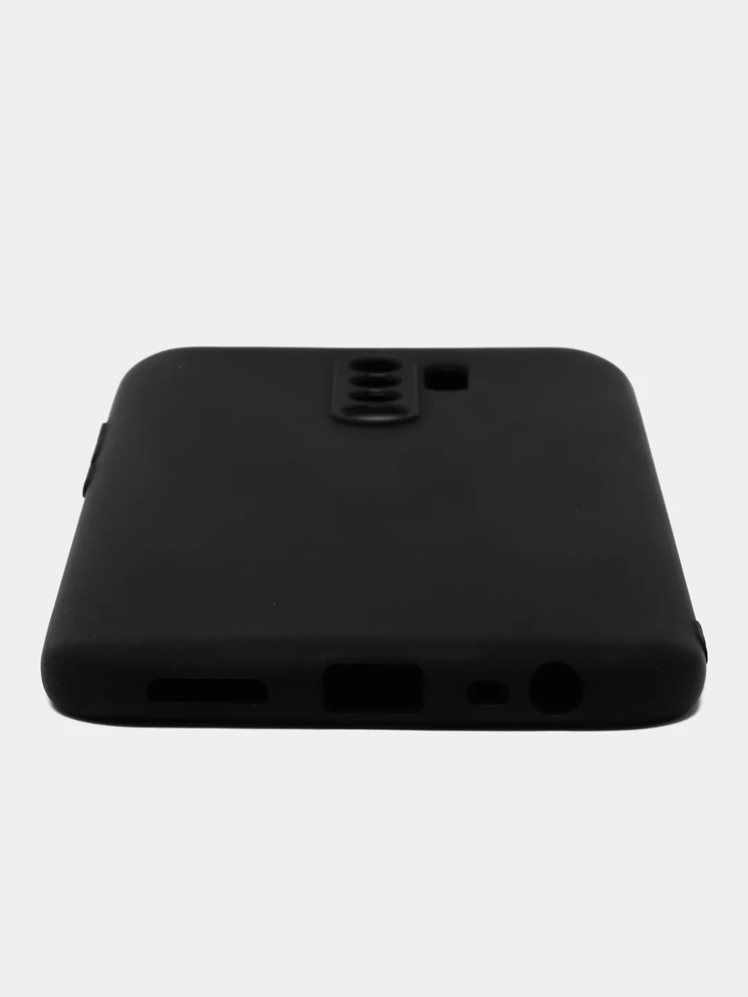 Прозрачный чехол силиконовый для Xiaomi Redmi 9 накладка бампер прозрачный / черный