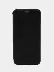 Черный чехол-книжка с визитницей для Xiaomi Redmi 9 полная защита телефона с отделом для карточки