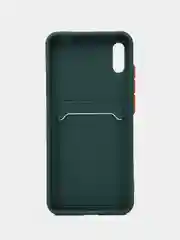 Зеленый чехол для Honor 8A / 8A Prime / Huawei Y6 2019 / У6 Prime / Y6s, с карманом для карт
