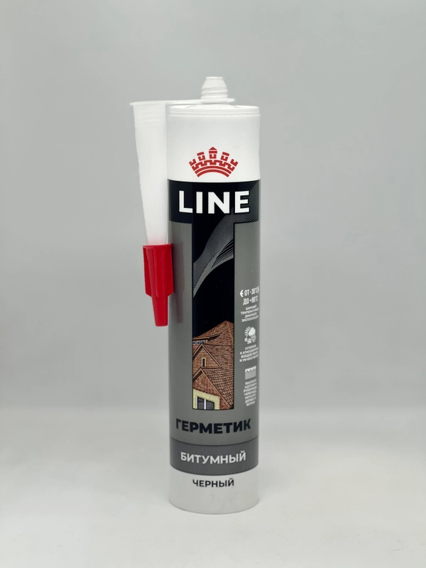 Т LINE Герметик Tl-B, битумный, черный, 260 мл