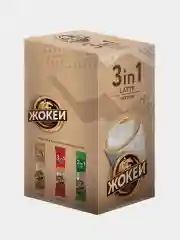 Кофейный напиток Жокей "Латте Мягкий", 3в1, растворимый, 10 пакетиков, 120 г