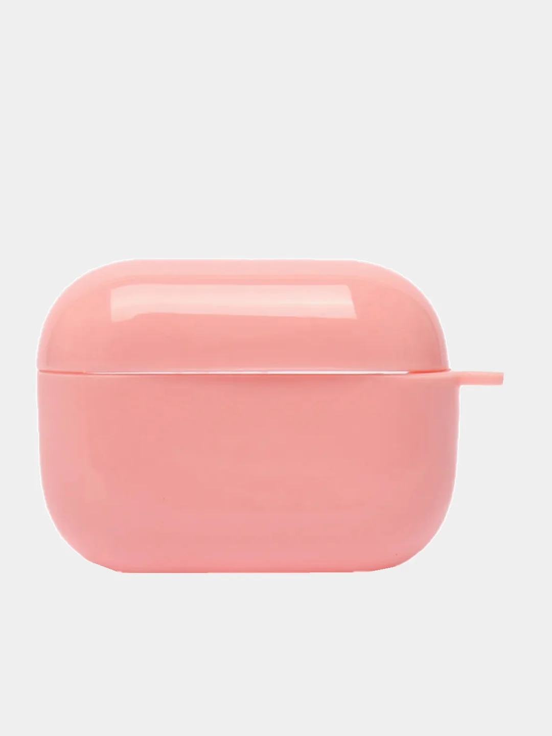 Розовый пластиковый чехол для наушников AirPods 1 / 2 / Pro