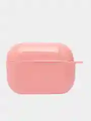 Розовый пластиковый чехол для наушников AirPods 1 / 2 / Pro