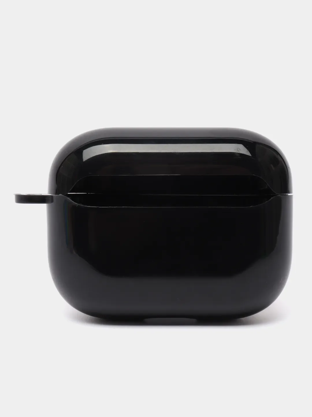 Черный пластиковый чехол для наушников AirPods 1 / 2 / Pro