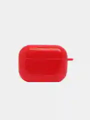 Красный пластиковый чехол для наушников AirPods 1 / 2 / Pro