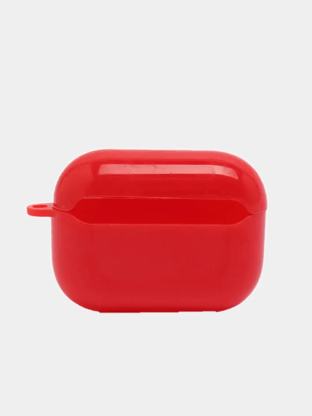 Красный пластиковый чехол для наушников AirPods 1 / 2 / Pro