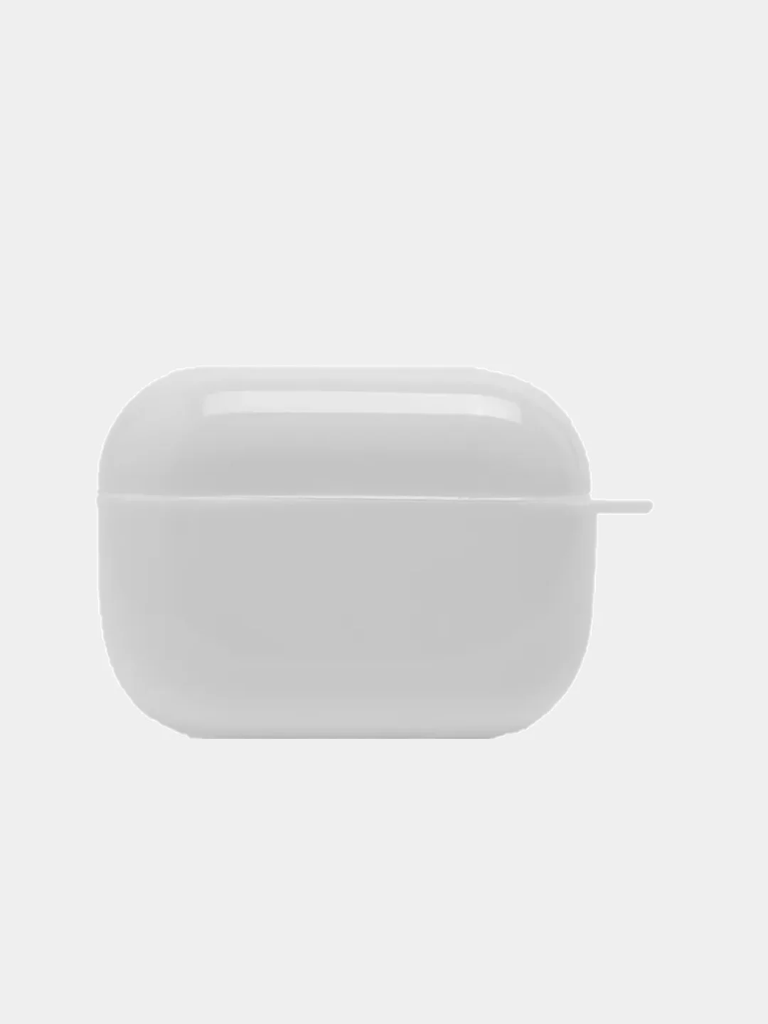 Белый пластиковый чехол для наушников AirPods 1 / 2 / Pro