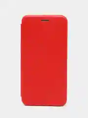 Красный чехол-книжка с визитницей для Xiaomi Redmi 5 полная защита телефона с отделом для карточки