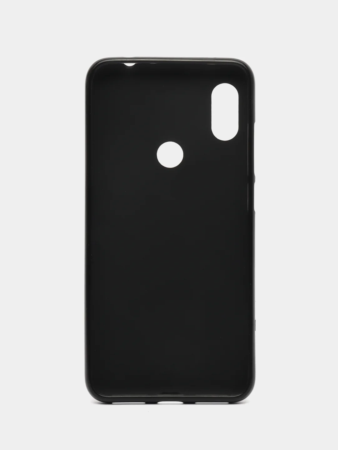 Прозрачный чехол силиконовый для Xiaomi Redmi Note 6, Note 6 Pro накладка бампер прозрачный / черный