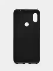 Прозрачный чехол силиконовый для Xiaomi Redmi Note 6, Note 6 Pro накладка бампер прозрачный / черный