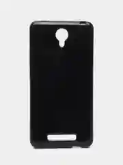 Черный чехол силиконовый для смартфона Xiaomi Redmi Note 2 бампер глянцевый черный