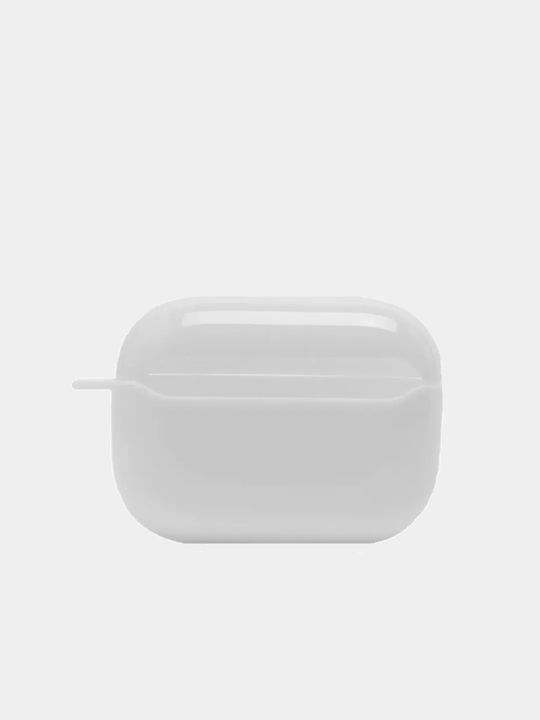 Белый пластиковый чехол для наушников AirPods 1 / 2 / Pro