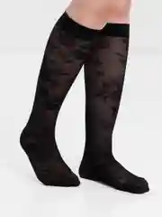 Угольный голфы капроновые ажурные