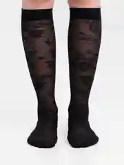 Угольный голфы капроновые ажурные