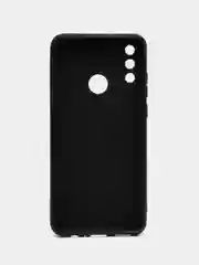 Черный чехол Huawei Honor 9A, Хуавей Хонор 9А, черный силиконовый без выреза для вспышки