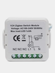 1-канальное реле Zigbee с Алисой