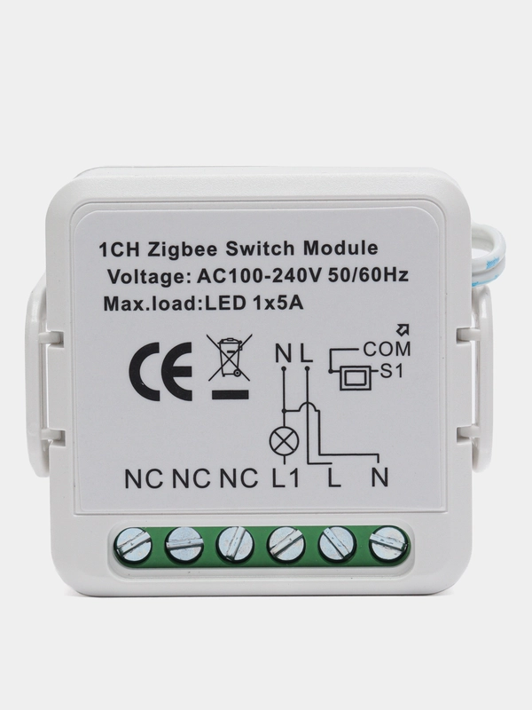 1-канальное реле Zigbee с Алисой
