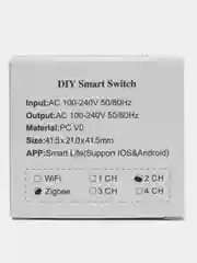 2-канальное реле Zigbee с Алисой
