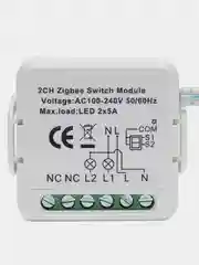 2-канальное реле Zigbee с Алисой