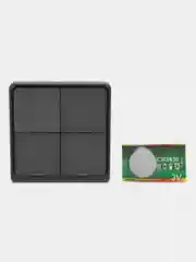 Белый беспроводной 4-клавишный выключатель Zigbee MOES