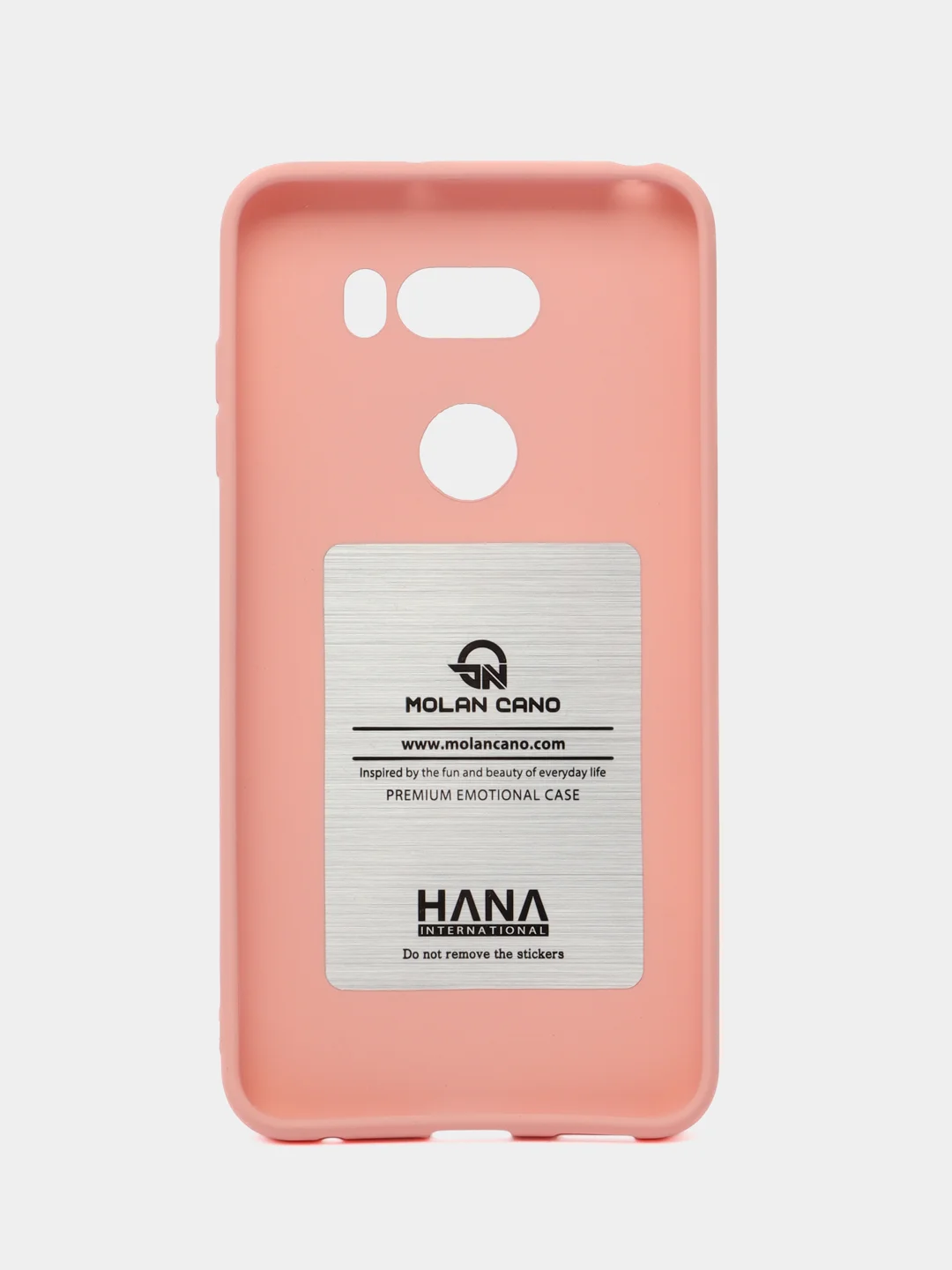 Розовый силиконовый чехол для LG V30, V30+ бампер Hana Molan Cano для смартфона