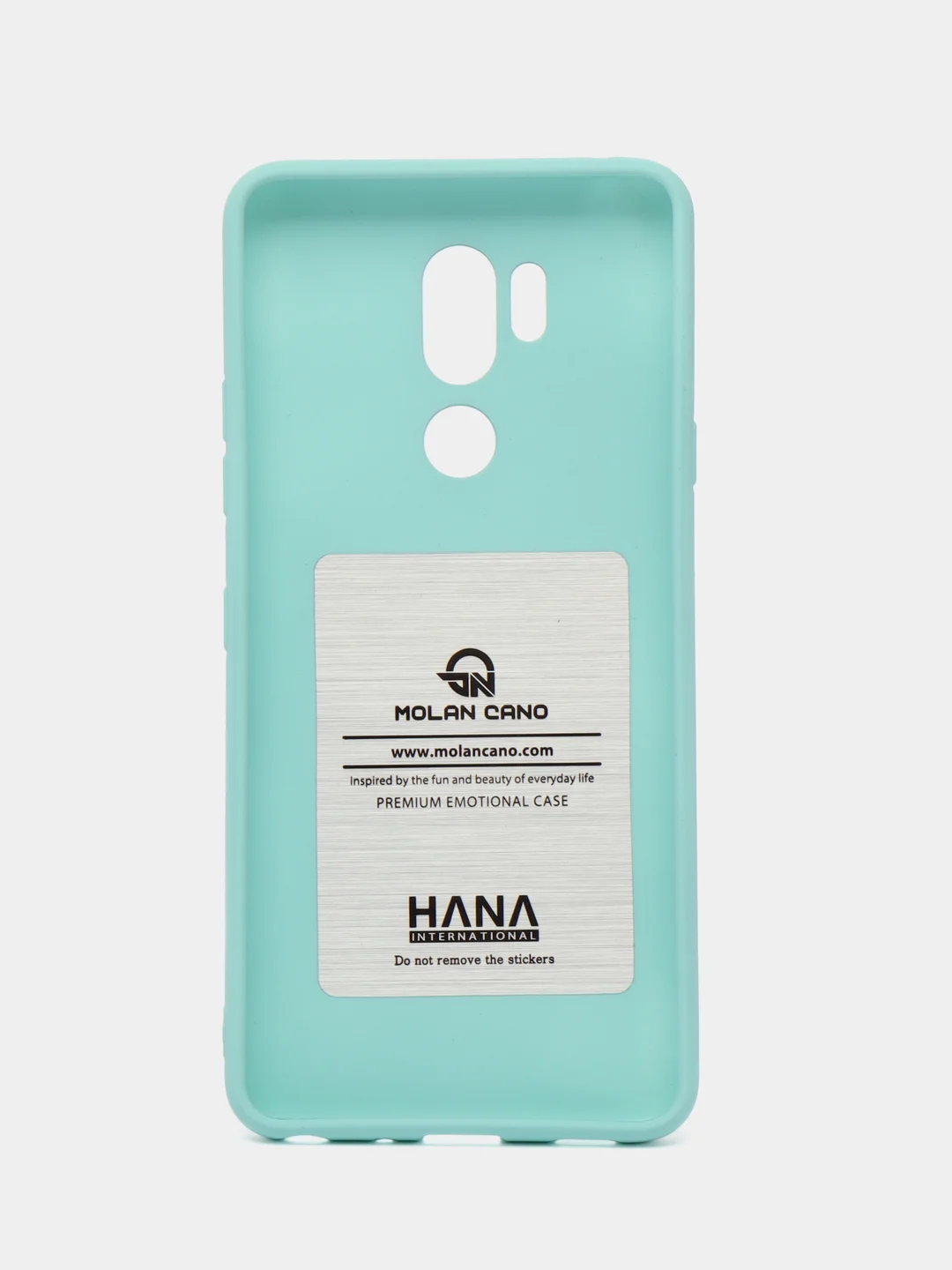 Бирюзовый силиконовый чехол для LG G7 бампер Hana Molan Cano для смартфона
