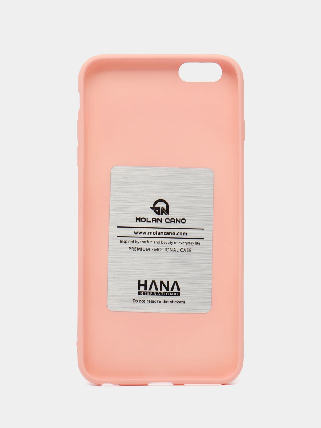 Розовый силиконовый чехол для Apple iPhone 6+ / 6s Plus бампер Hana Molan Cano для смартфона
