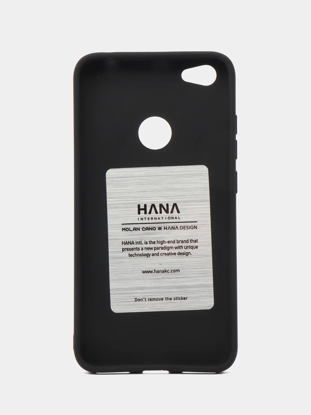 Черный силиконовый чехол для Xiaomi Redmi Note 5A Prime бампер Hana Molan Cano для смартфона
