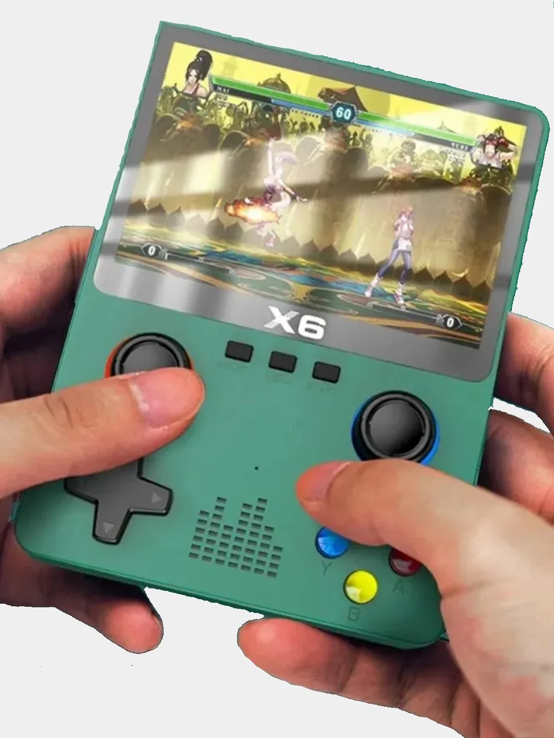 Белый игровая приставка X6, 3.5Inch IPS Экран, 11 Симуляторов GBA Console Video Game