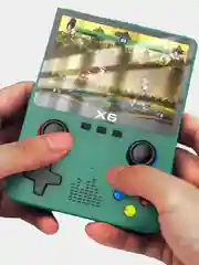 Белый игровая приставка X6, 3.5Inch IPS Экран, 11 Симуляторов GBA Console Video Game