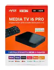 Smart-TV приставка HIPER MEDIA ATV i6 PRO, 4K, HDR, Android AOSP, 8 Gb, 2 Gb (RAM), Wi-Fi