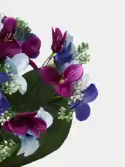 Пурпурный искусственные цветы, букет "Анютины глазки" микс, высота 40 см