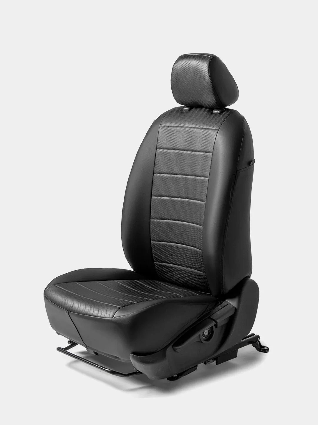 Черный чехлы Rival Строчка Nissan Terrano III рест. 17-/Renault Duster I рест. 15-21, SC.4702.1
