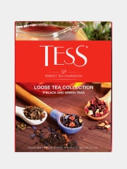 Чай листовой Tess "Loose Tea Collection", 9 вкусов, в подарочной упаковке, 350 г