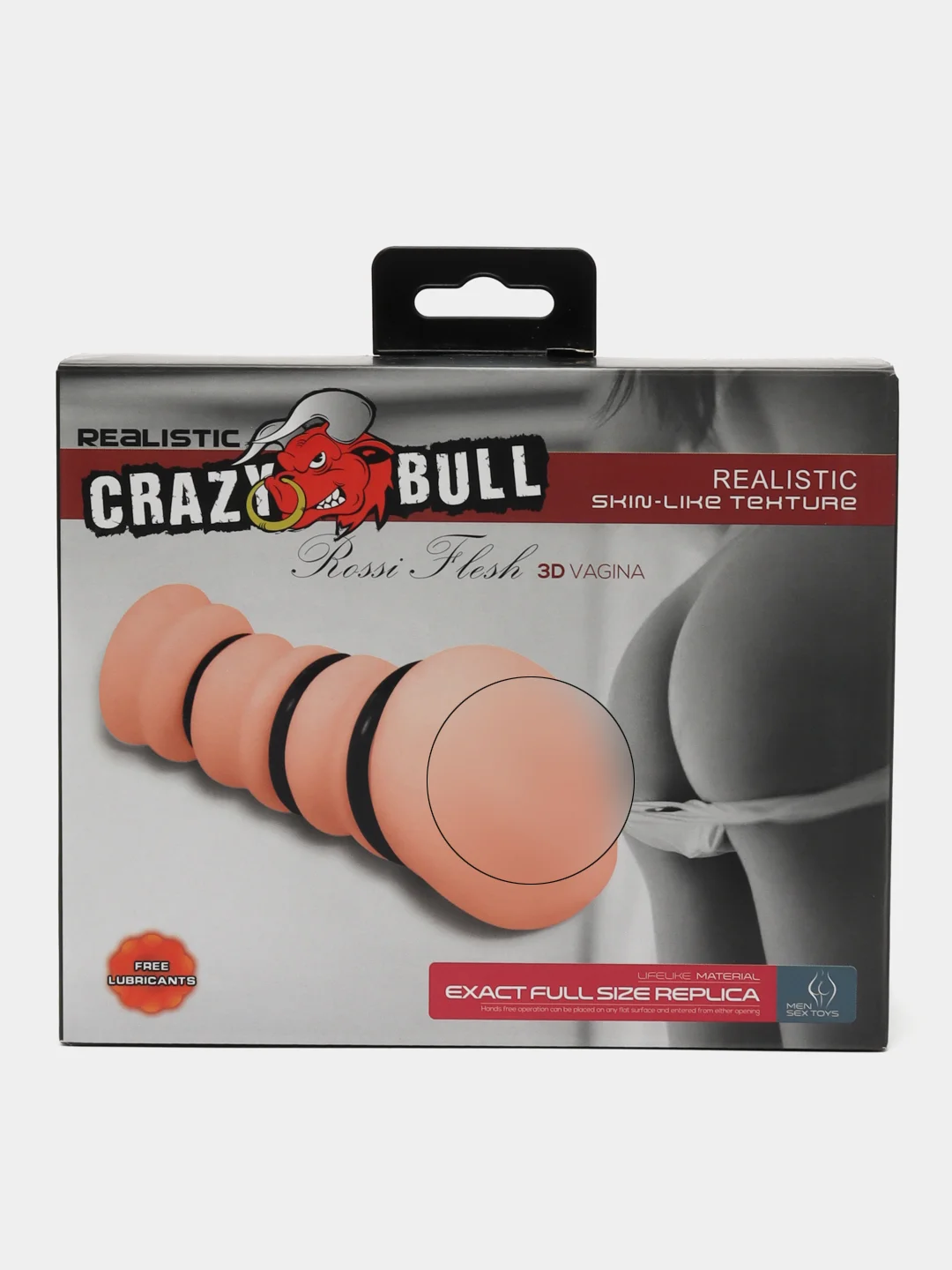 Мастурбатор вагина с утягивающими кольцами Crazy Bull Rossi Flesh 3D