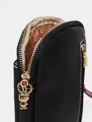 Черный сумка кросс боди, с кошечкой