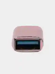 Розовый адаптер-переходник OTG Lightning USB 3.0 на lightning для iPhone конвертер данных