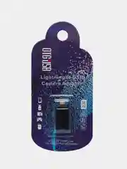 Черный адаптер-переходник OTG Lightning USB 3.0 на lightning для iPhone конвертер данных