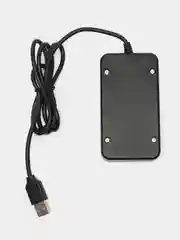 Черный хаб-концентратор USB 2.0 HUB на 10 портов