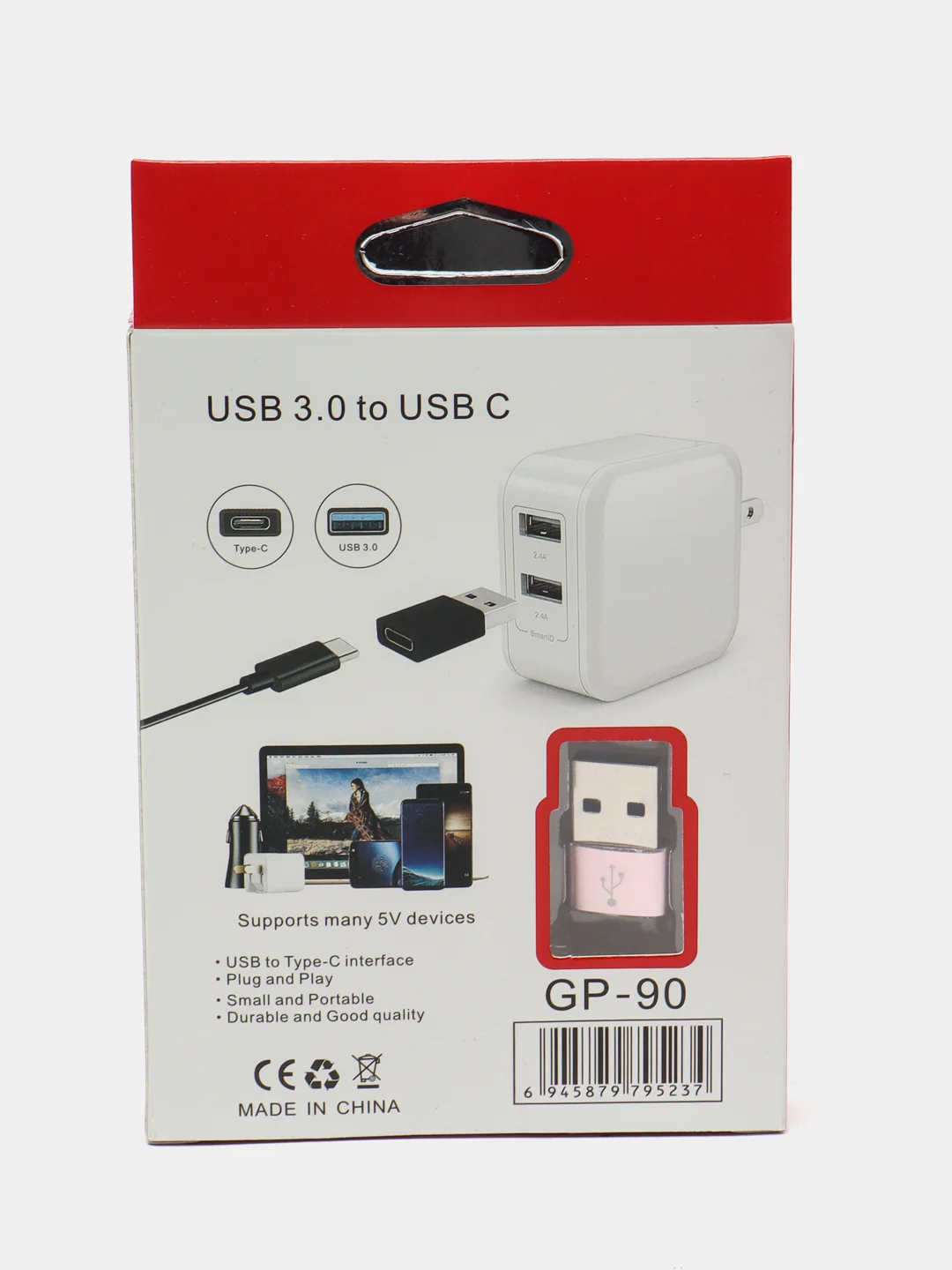 Конфетный переходник Type-C на USB 3.0, адаптер для смартфона, планшета, для мобильных устройств