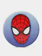 Синий значок деревянный "Марвел" (MARVEL)