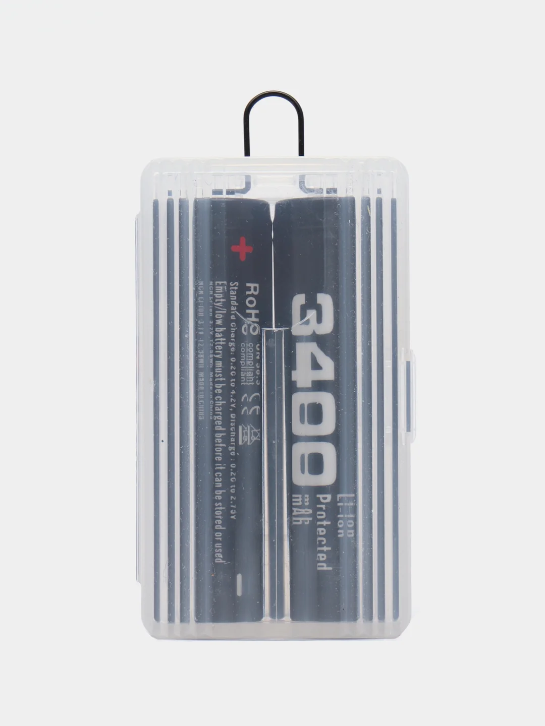 Аккумуляторы Soshine Li-ion 18650, 3400 mAh, 2 штуки