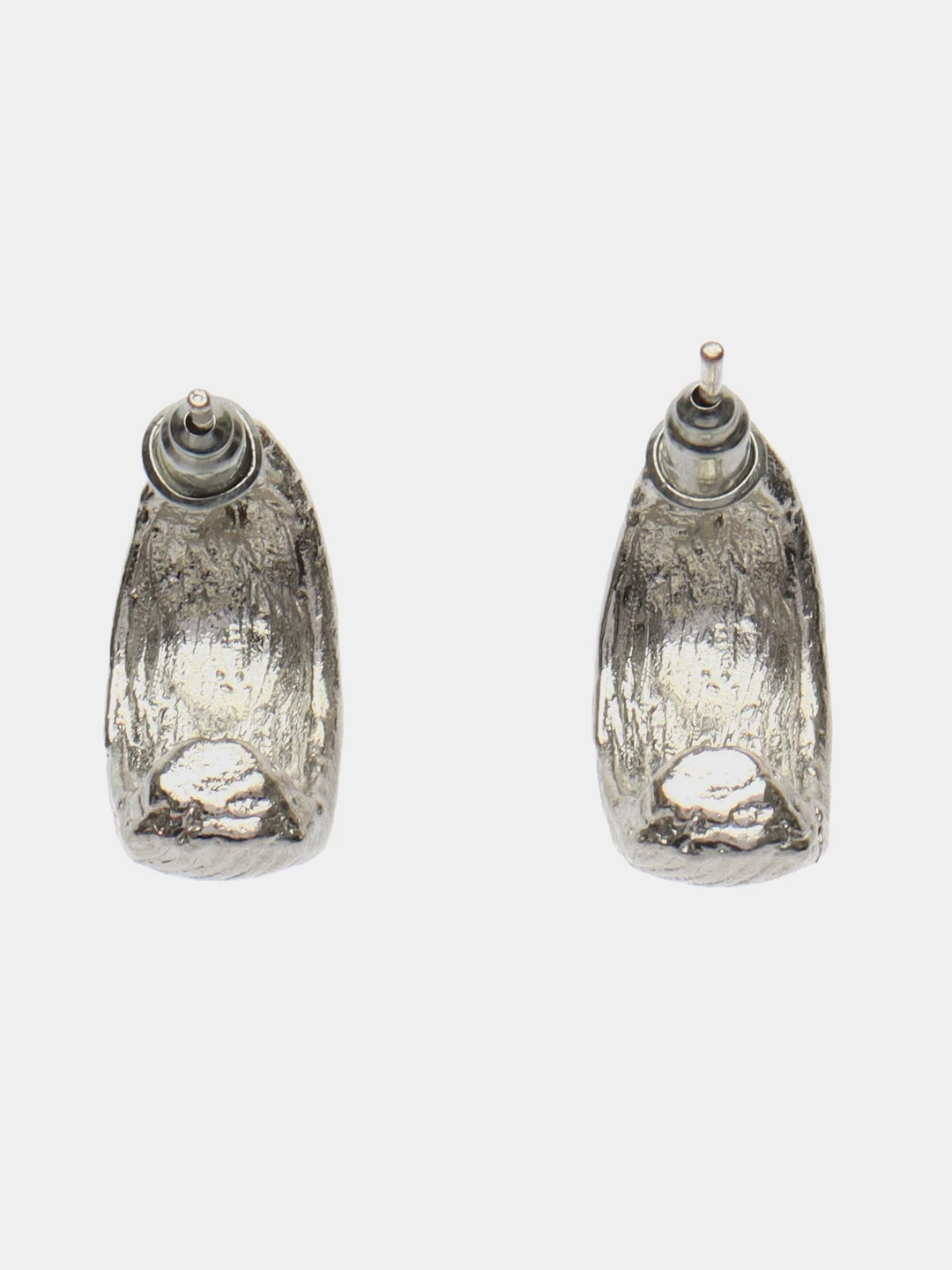 Серебряный серьги-гвоздики Teosa, серебристые, из бижутерного сплава
