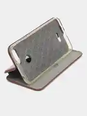 Тёмно-бордовый чехол-книжка с визитницей для Xiaomi Redmi 6 полная защита телефона с отделом для карточки