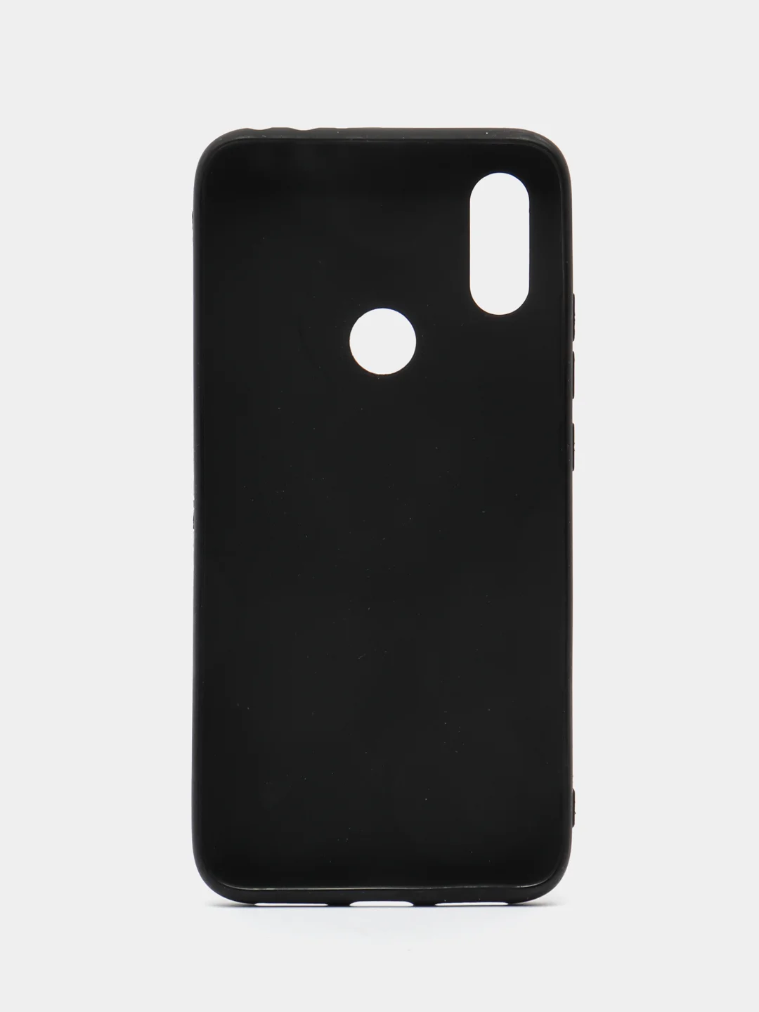 Черный чехол силиконовый для Xiaomi Redmi 7 накладка бампер прозрачный / черный