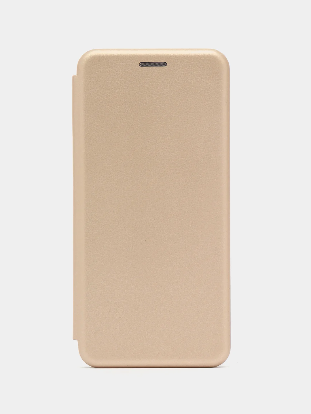 Золотой чехол-книжка с визитницей для Xiaomi Redmi 9 полная защита телефона с отделом для карточки